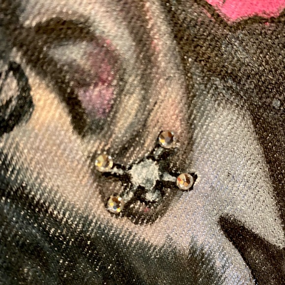 One of a kind Post Malone Denim Jacket. - Picture 3 of 8